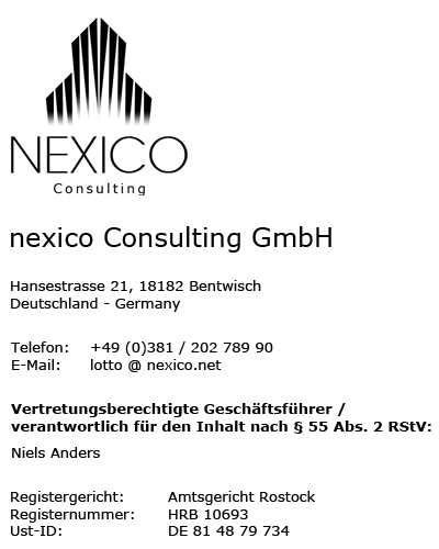 Impressum der Firma nexico Consulting GmbH Impressum der Firma nexico Consulting GmbH